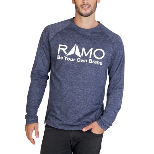 T223LS Unisex Greatness Heather Long Sleeve T-shirt Thumbnail